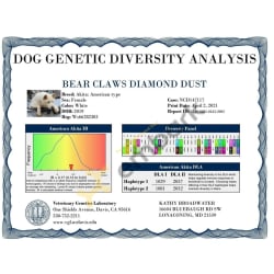 UC DAVIS Genetic Diversity DNA Test 