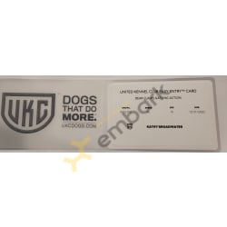 Ukc easy entry card