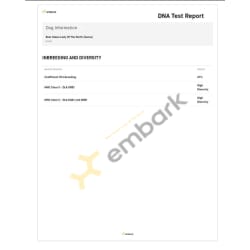 Embark inbreeding and Genetic Diversity DNA TEST