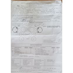 BVA Eye Test Certificate