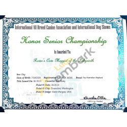 IABCA Honor Senior Championship