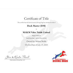 NADD Dock Master Title - Certificate
