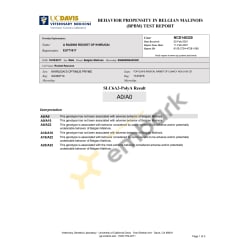 UC Davis Behavior Propensity in Belgian Malinois Test Report