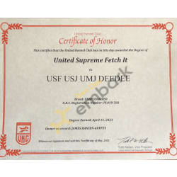 UKC Supreme Fetch It title 