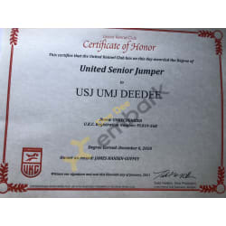 UKC Senior jumper title 