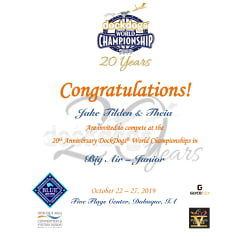 2019 DockDogs World Championship Big Air Junior invitee 