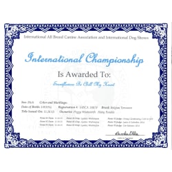 IABCA International CH Title